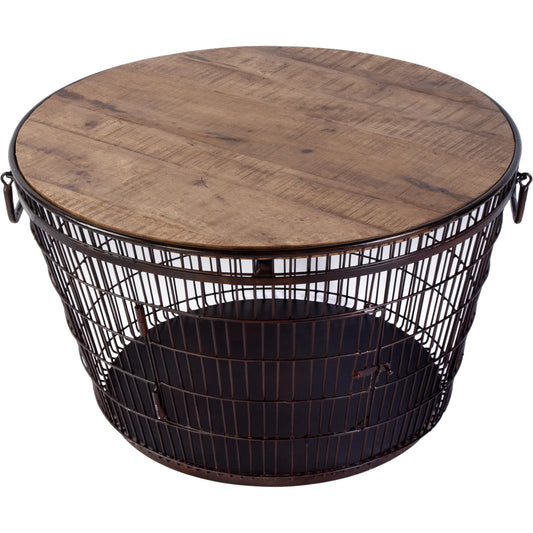 Fulton Coffee Table by Butler Specialty Company in brown. Made from iron, mango wood in a unique style.