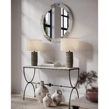 Innkeeper Table Lamp by Currey and Company. Made from terracotta in a eclectic & global style.