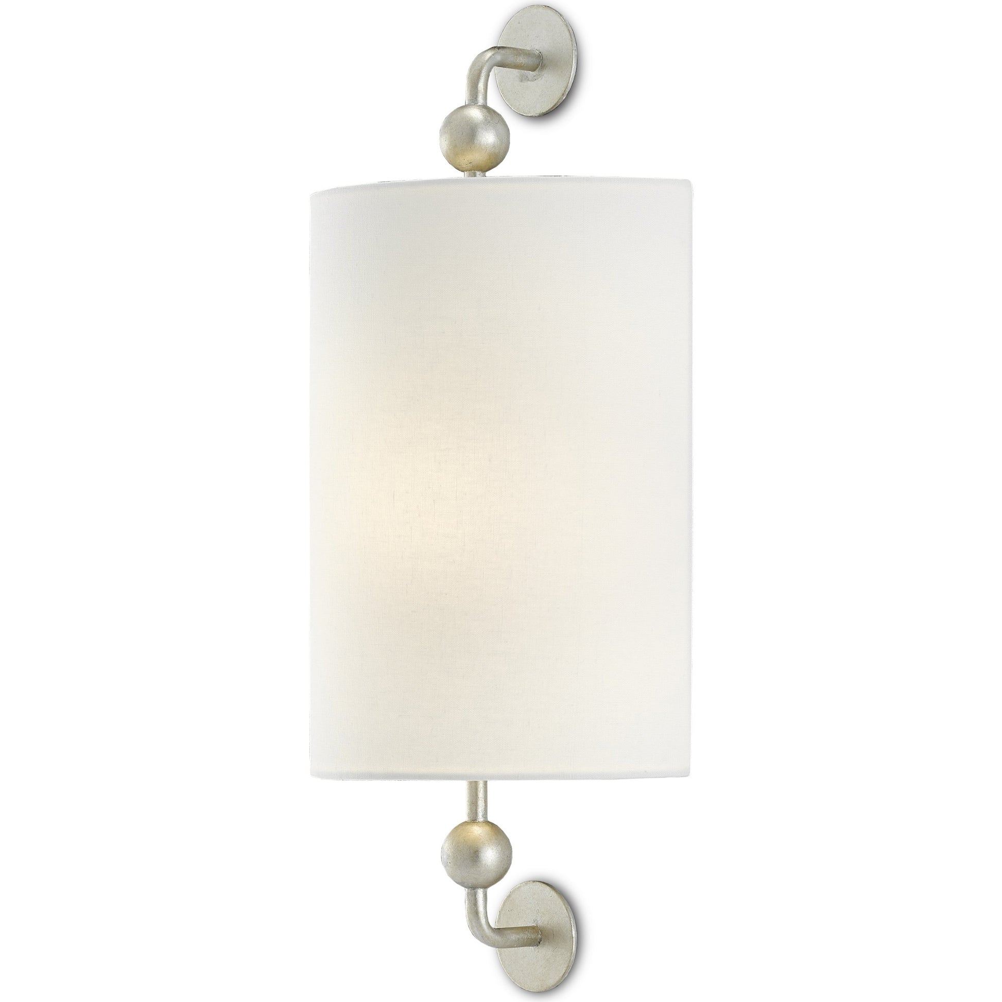 Tavey Wall Sconce by Currey and Company in contemporary gold leaf. Made from wrought iron in a transitional style.