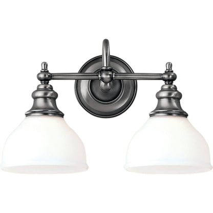 Sutton Bath Bracket by Hudson Valley in polished nickel. Made from brass in a traditional style.