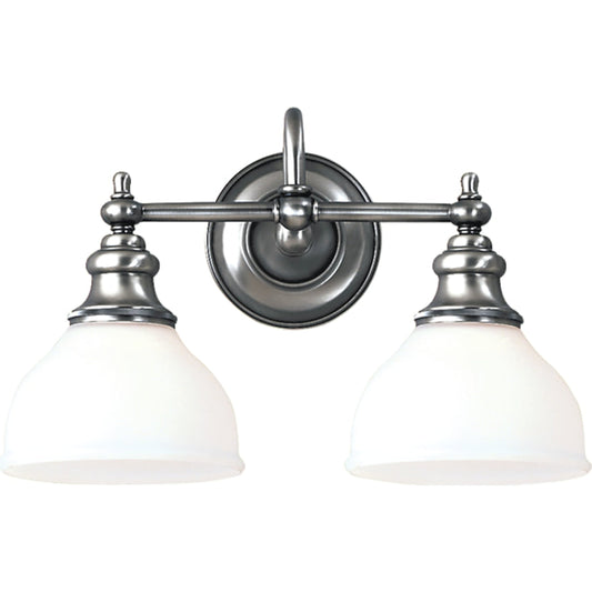 Sutton Bath Bracket by Hudson Valley in polished nickel. Made from brass in a traditional style.
