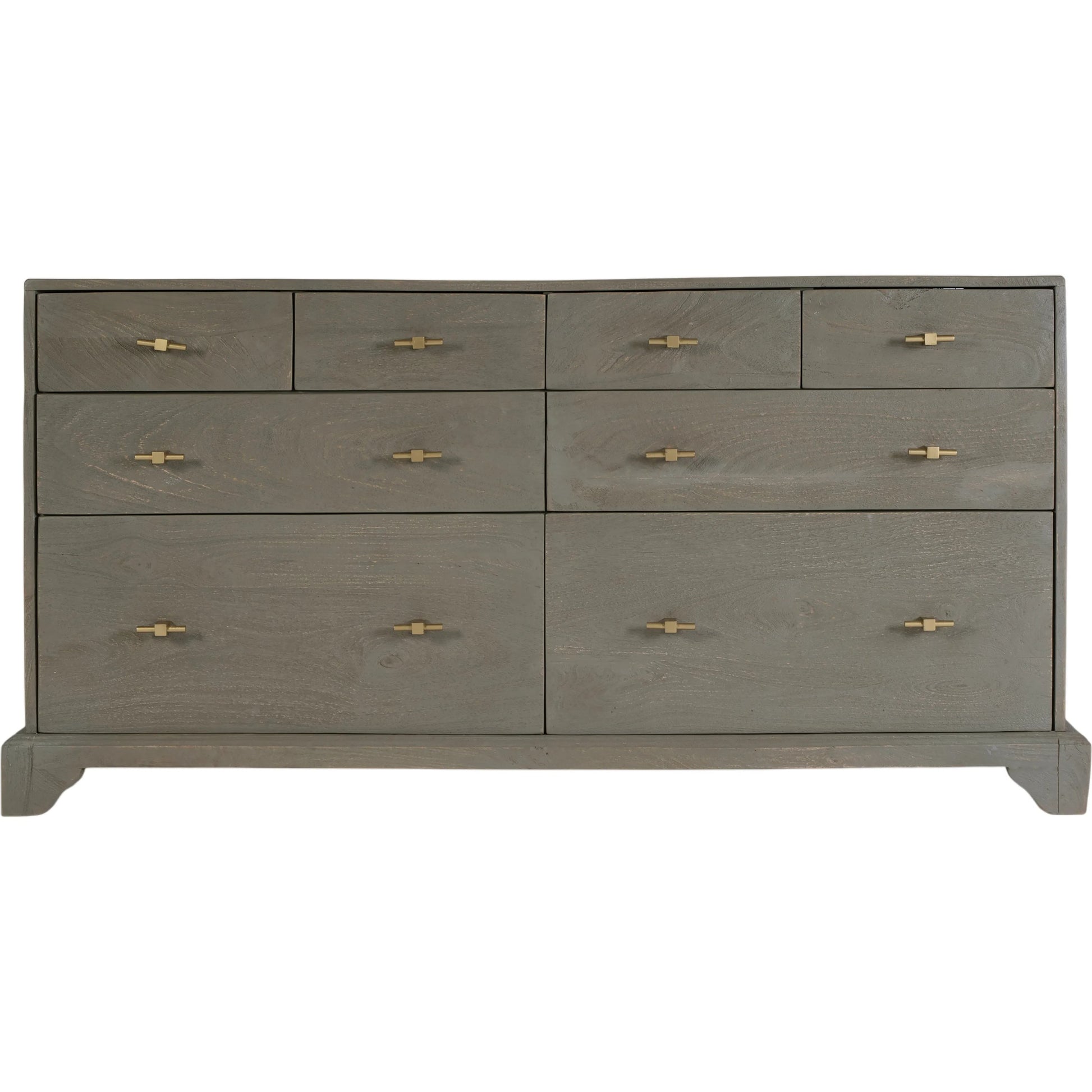 Faro Dresser by Butler Specialty Company in warm gray, greenish. Made from mango wood in a transitional style.