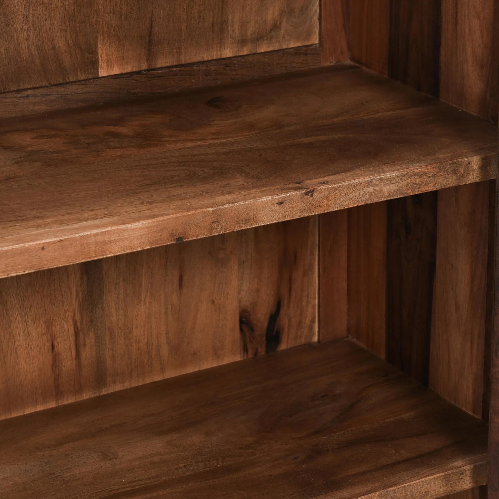 Zion Reclaimed Wood Display Cabinet by Classic Home in natural. Made from reclaimed wood, tempered glass in a unique style.