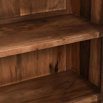 Zion Reclaimed Wood Display Cabinet by Classic Home in natural. Made from reclaimed wood, tempered glass in a unique style.