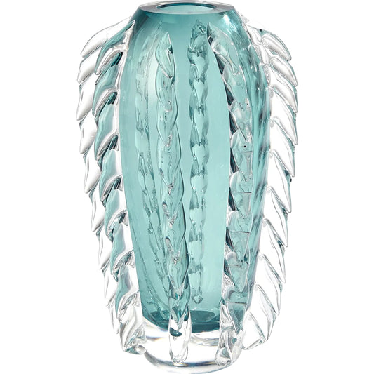 001 SI-2323633 | Primary Silo | Fringe Vase by Global Views in red. Made from unique in a unique style.