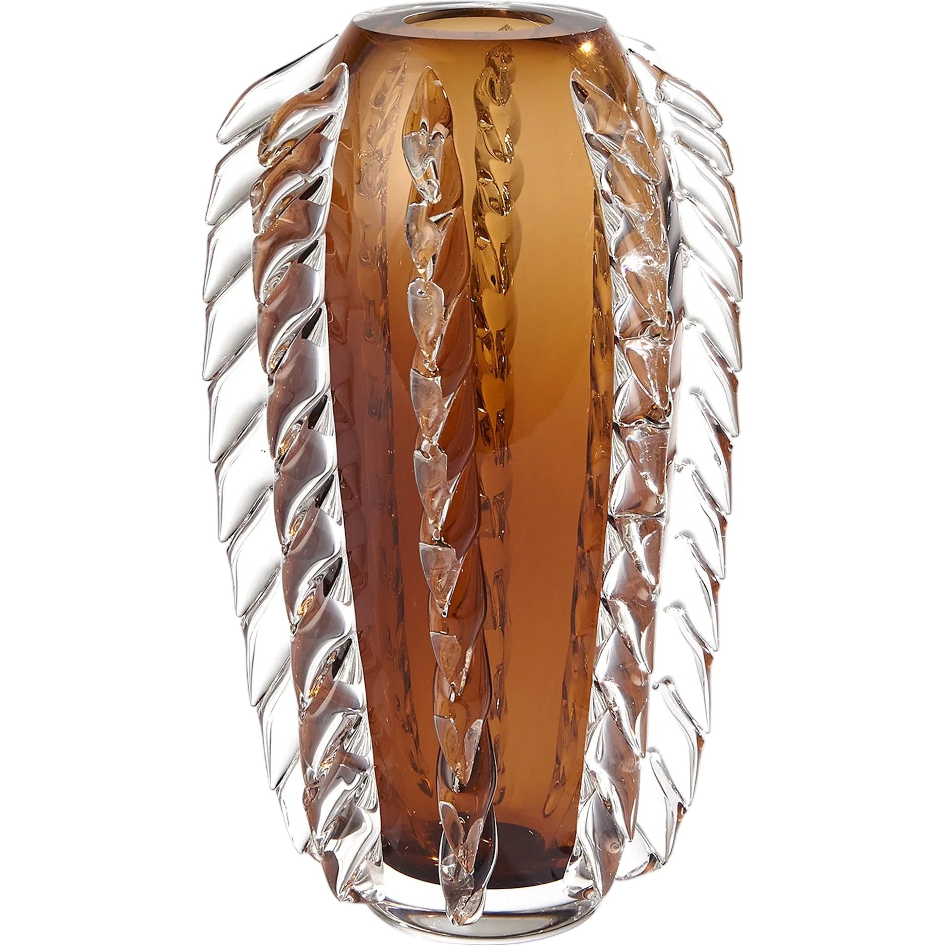 Fringe Vase by Global Views. Made from art glass in a unique style.