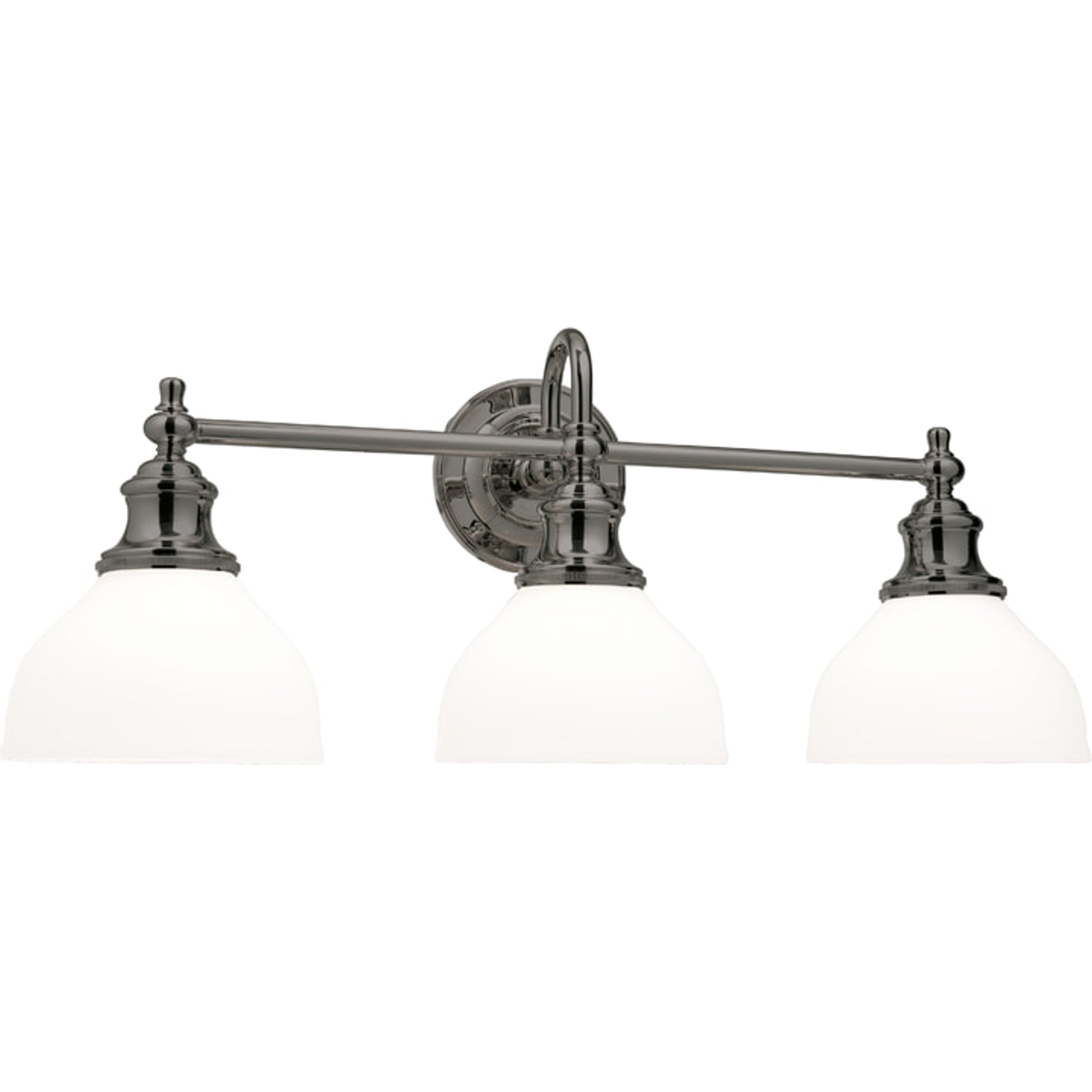 Sutton Bath Bracket by Hudson Valley in polished nickel. Made from brass in a traditional style.