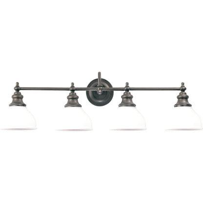 Sutton Bath Bracket by Hudson Valley in polished nickel. Made from brass in a traditional style.