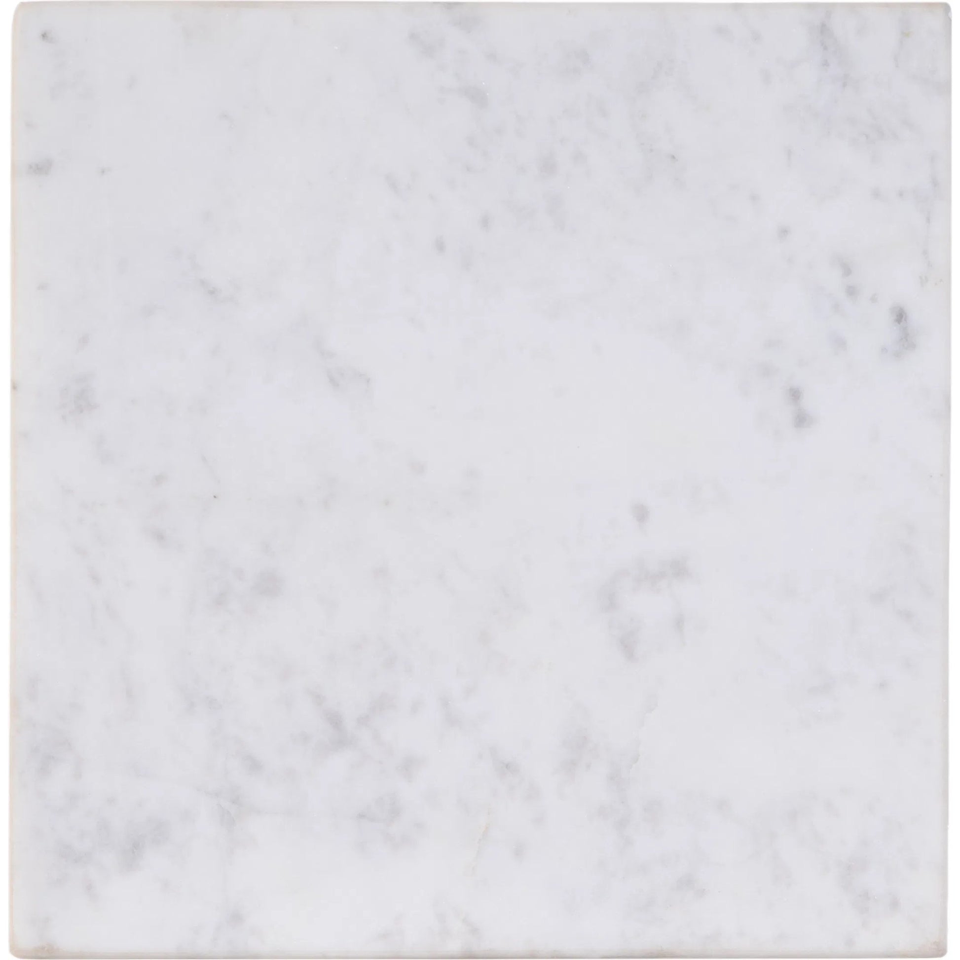 Paulina End Table by Butler Specialty Company in white, antique gold. Made from iron, marble in a modern style.