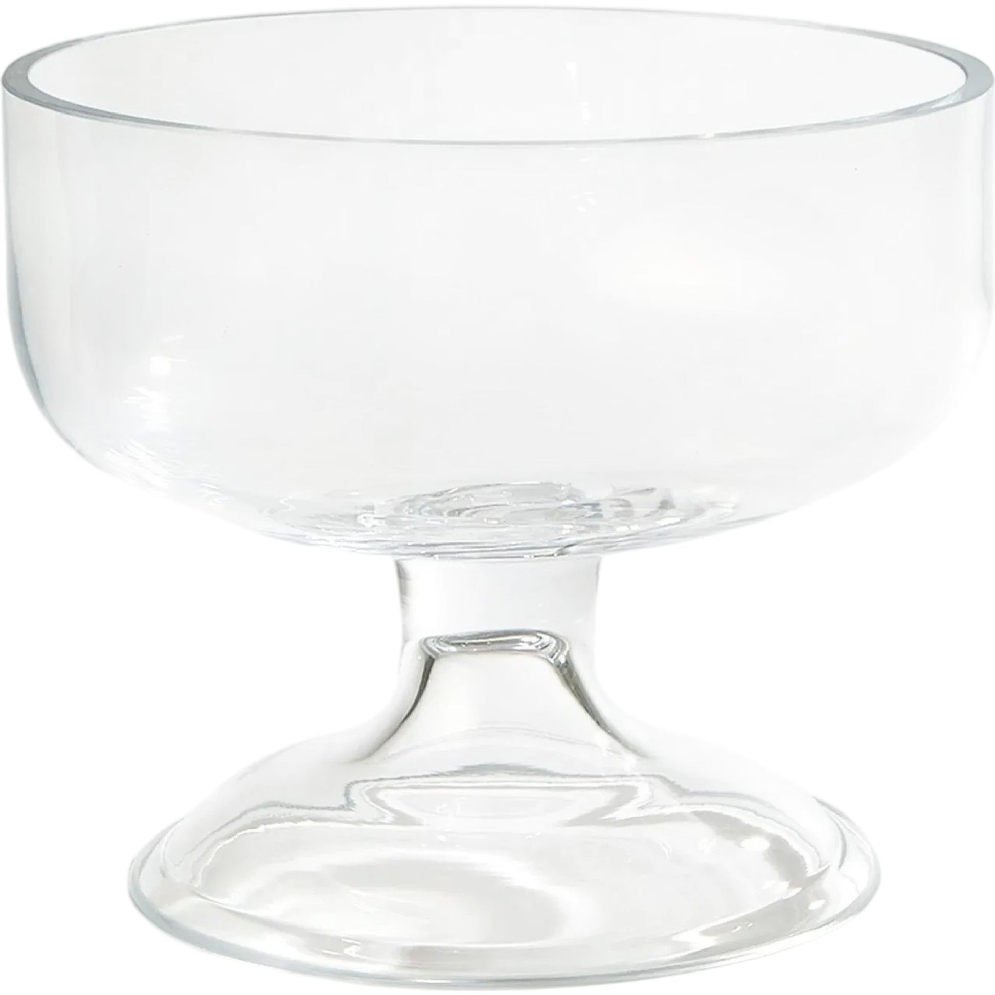 Glass Compote by Global Views in natural. Made from art glass in a modern style.