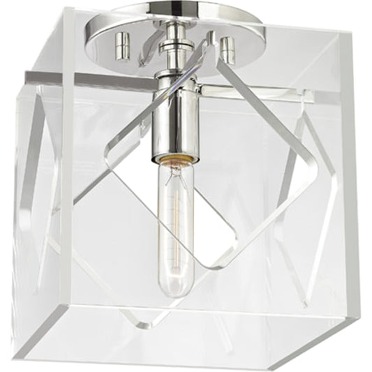 Travis Flush Mount by Hudson Valley. Made from brass in a modern style.