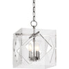 Polished Nickel / 12.00" x 12", Clear