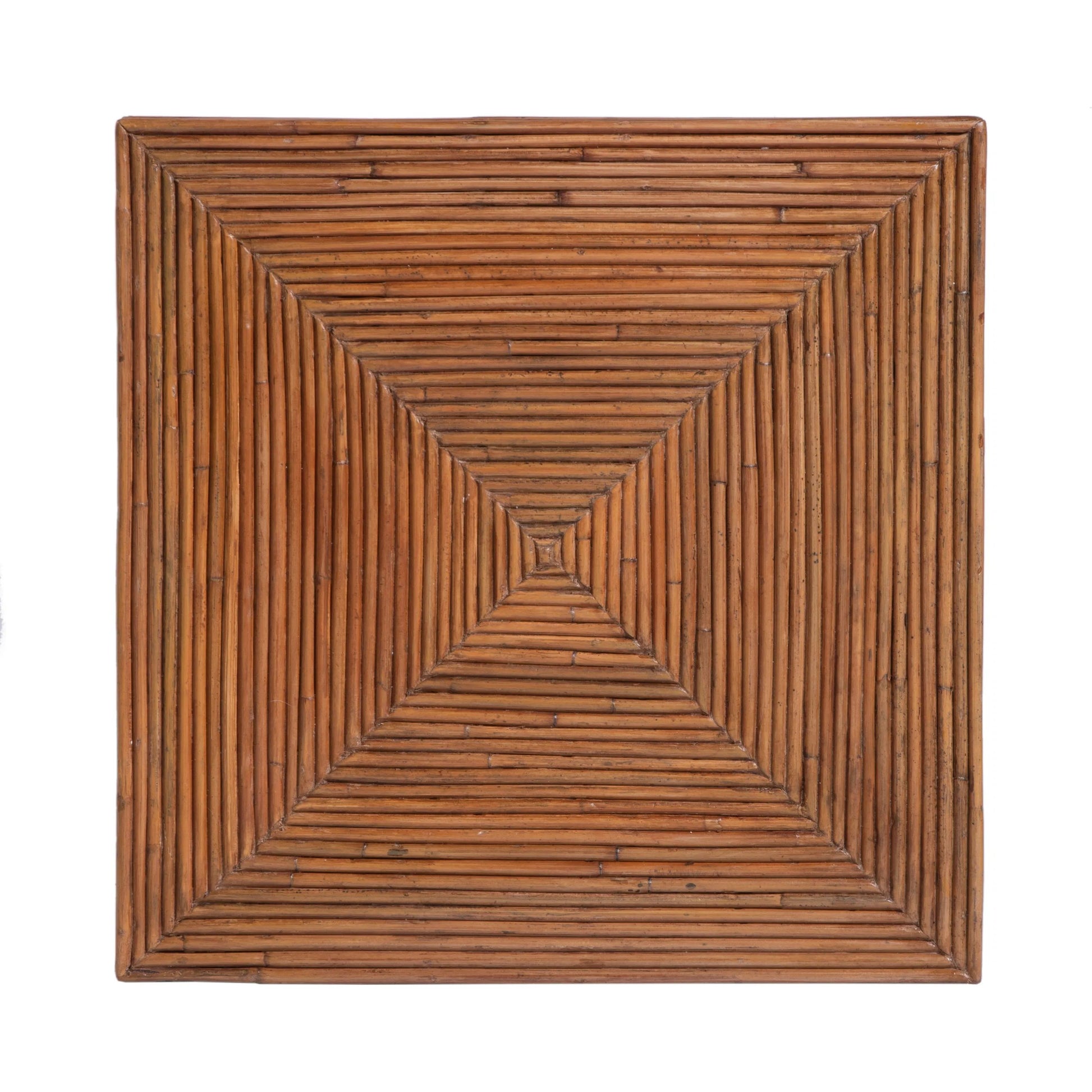 Marikit Side Table by Butler Specialty Company in heritage brown. Made from gmelina solids, arorog inlay, kabibi shell, plywood in a rustic style.