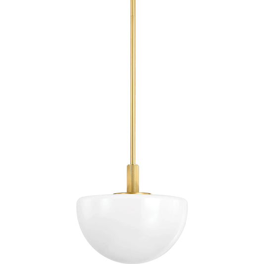 Lethbridge 1 Light Pendant by Hudson Valley. Made from steel in a modern style.