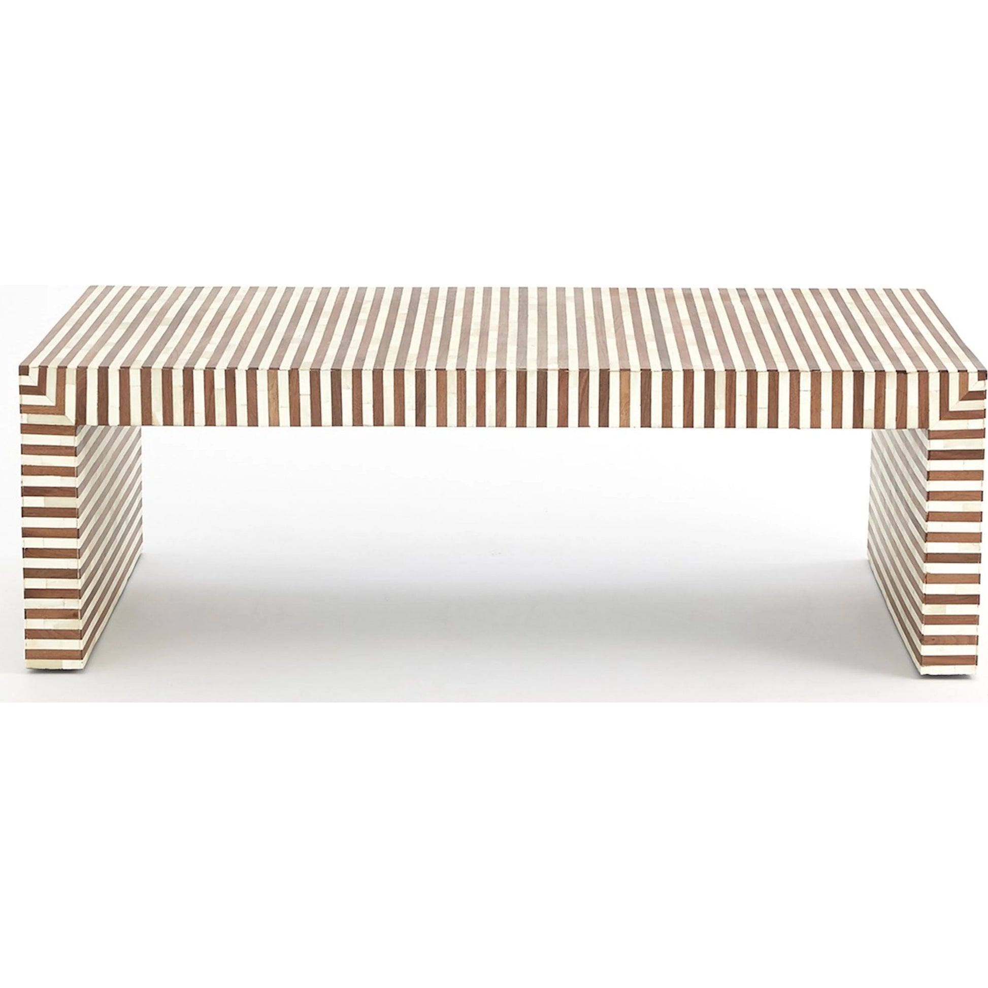 Sienna Coffee Table by Global Views in walnut. Made from unique in a eclectic & global style.