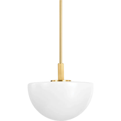 Lethbridge 1 Light Pendant by Hudson Valley. Made from steel in a modern style.