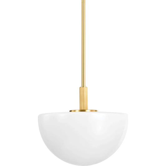 Lethbridge 1 Light Pendant by Hudson Valley. Made from steel in a modern style.