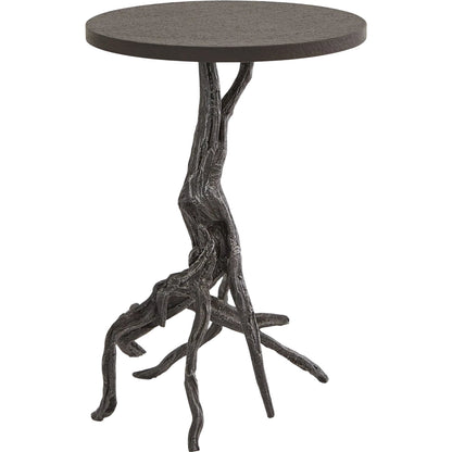Monterey Table by Global Views in natural iron. Made from iron, honed black marble in a cottage & farmhouse style.