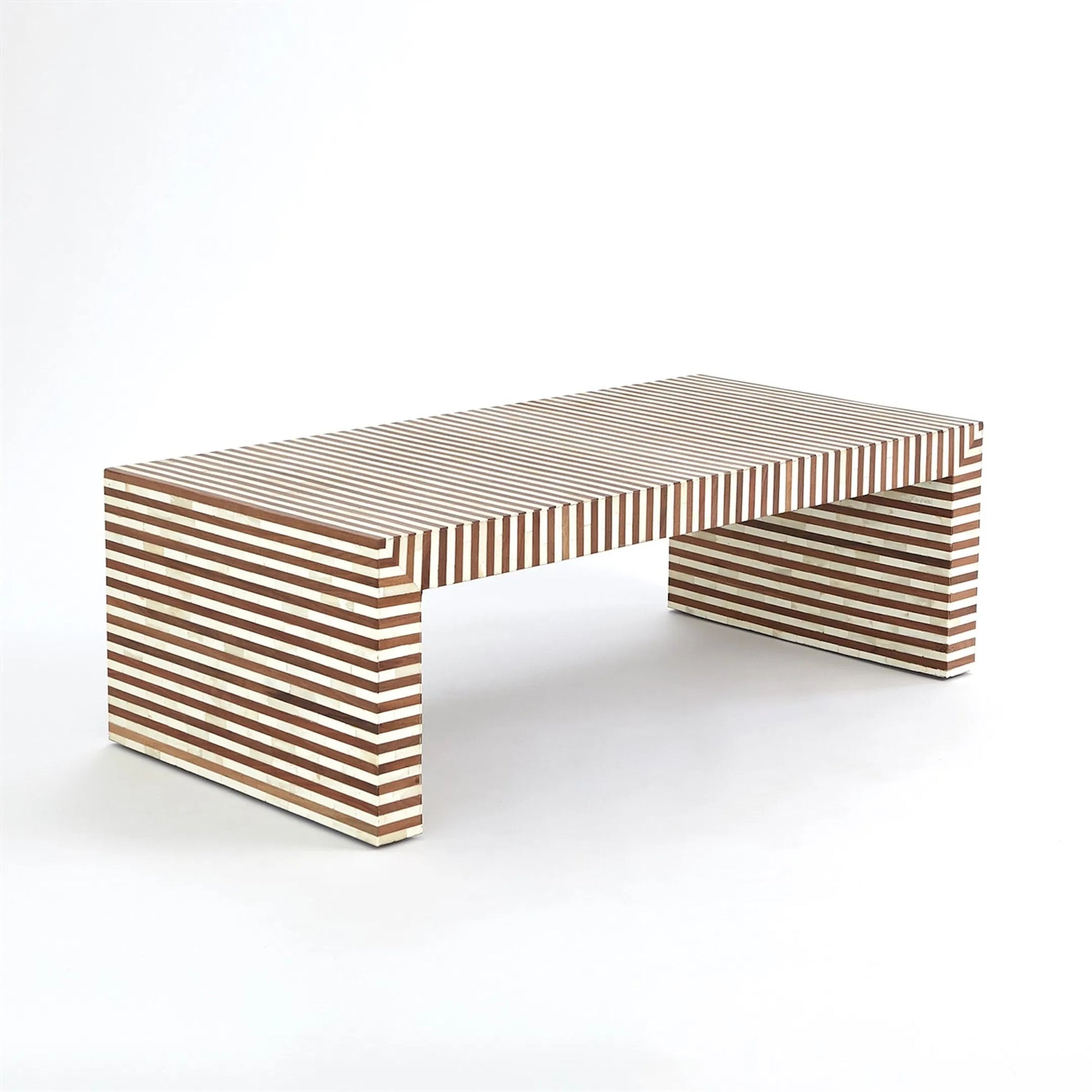 Sienna Coffee Table by Global Views in walnut. Made from unique in a eclectic & global style.
