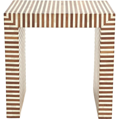 Sienna Nesting End Table by Global Views in walnut. Made from unique in a eclectic & global style.