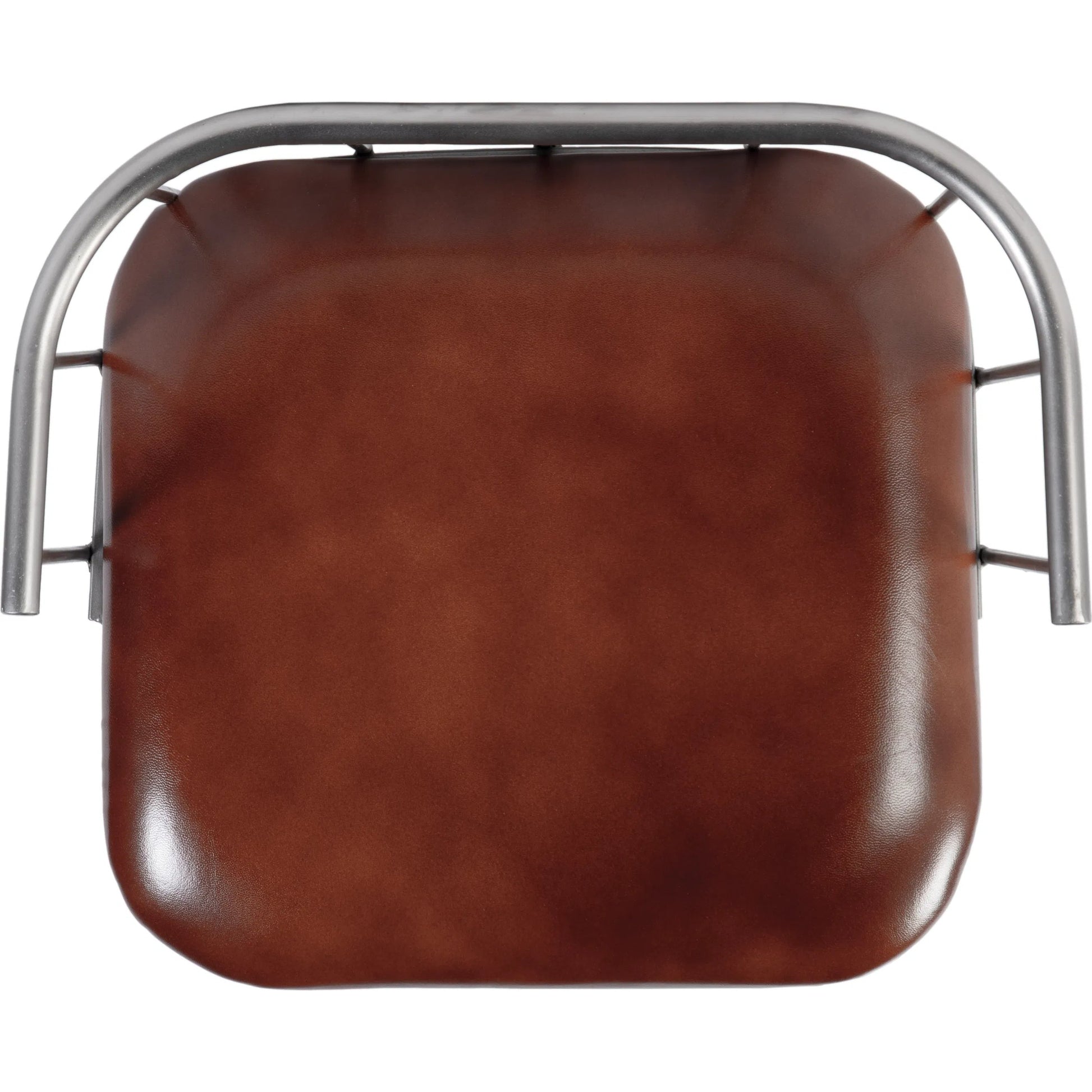 Coriander Bar Stool by Butler Specialty Company in brown leather. Made from iron, leather in a modern style.