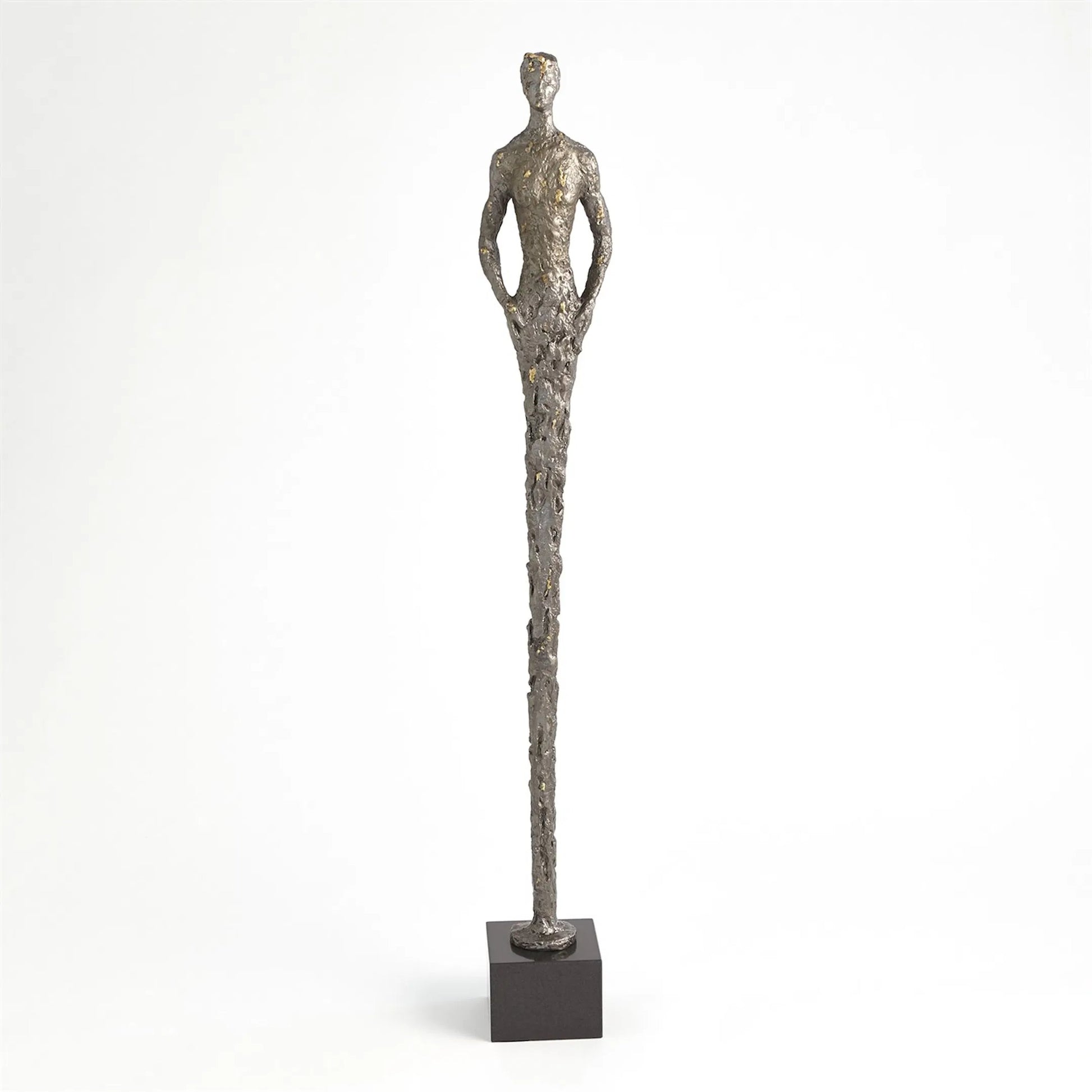 Stretch Man by Global Views in sand, natural, black and marble. Made from unique in a modern style.