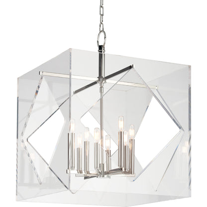 Travis Chandelier by Hudson Valley. Made from brass in a modern style.
