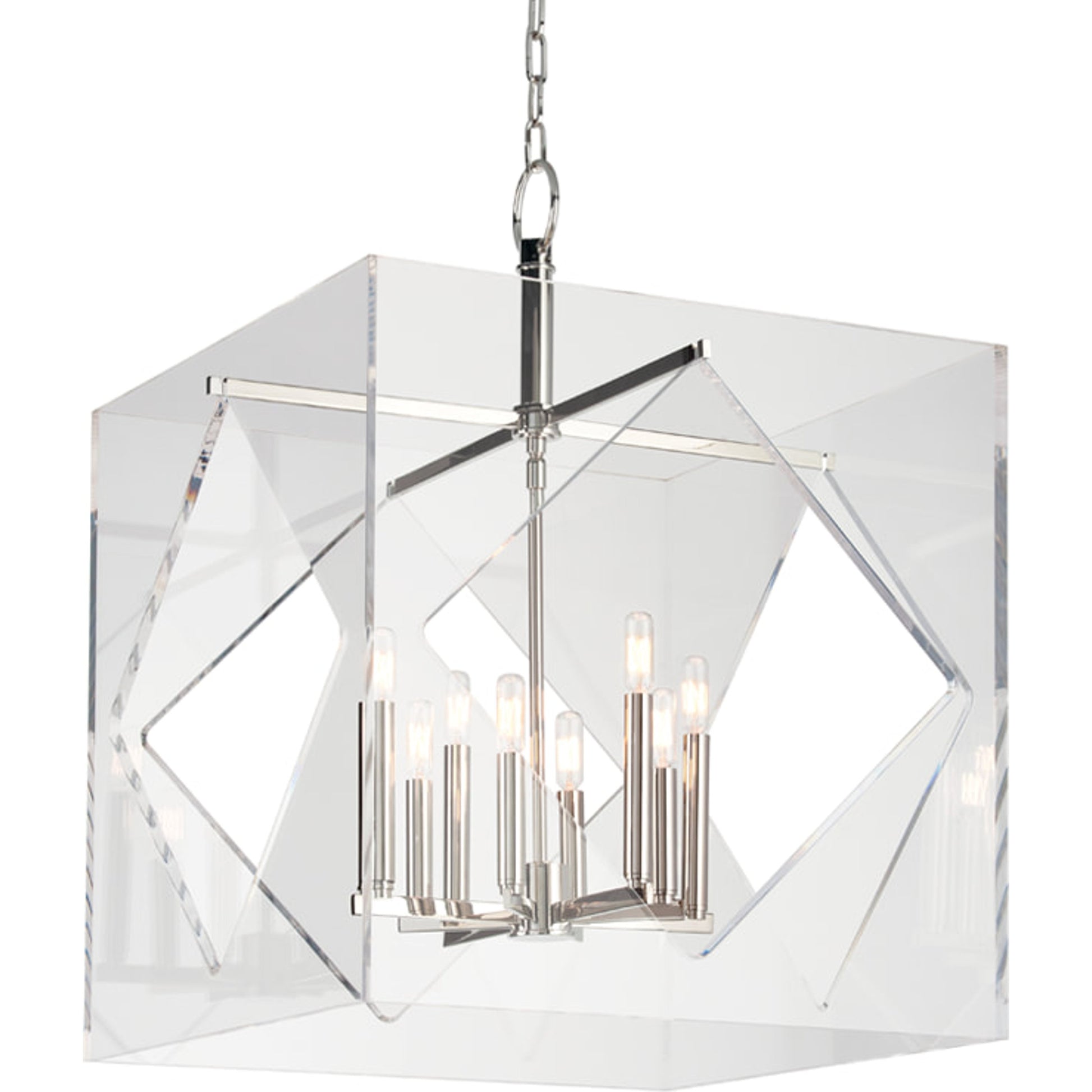 Travis Chandelier by Hudson Valley. Made from brass in a modern style.