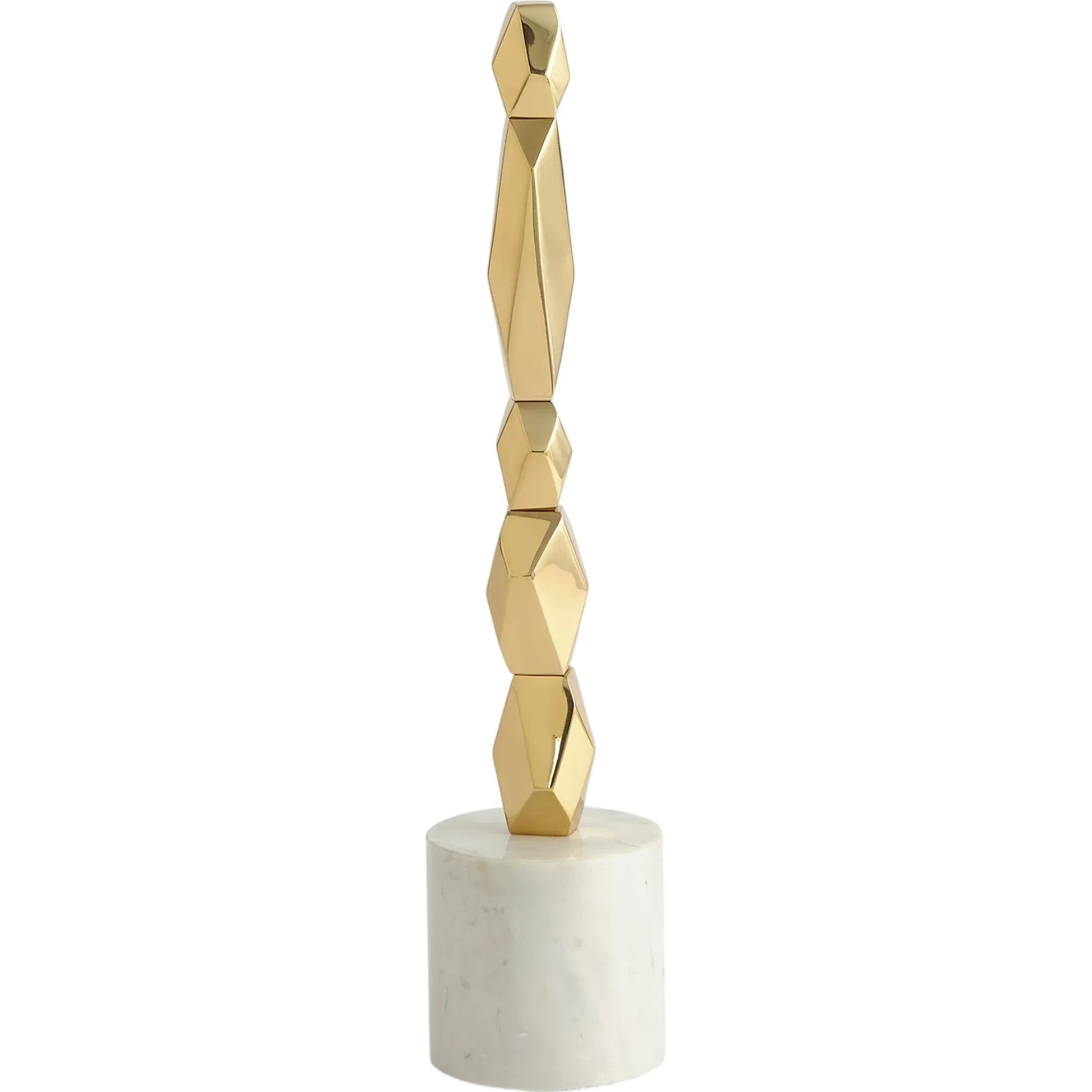 Facet Block Sculpture by Global Views. Made from unique in a unique style.