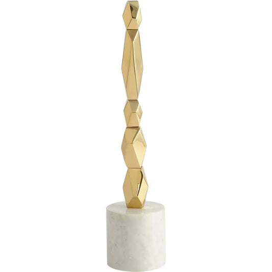 Facet Block Sculpture by Global Views. Made from unique in a unique style.