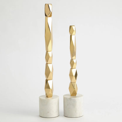 Facet Block Sculpture by Global Views. Made from unique in a unique style.