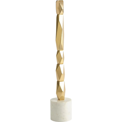 Facet Block Sculpture by Global Views. Made from unique in a unique style.