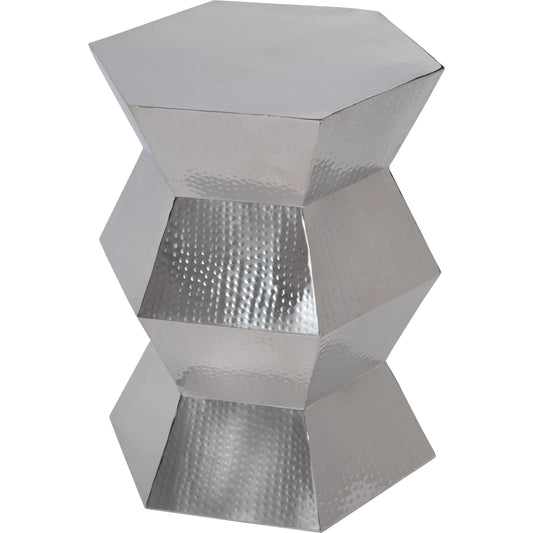 Renzo End Table by Butler Specialty Company. Made from stainless steel in a unique style.