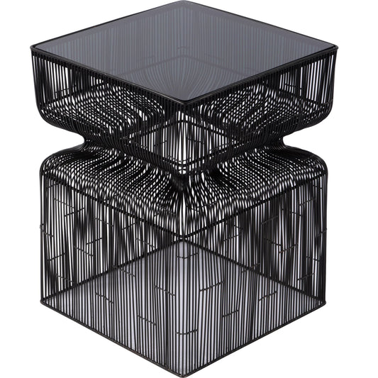 Ivar Steel Modern End Table by Butler Specialty Company in bronze. Made from stainless steel in a modern style.