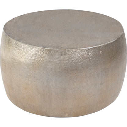Sahara Coffee Table by Butler Specialty Company in antique gold. Made from stainless steel in a modern style.