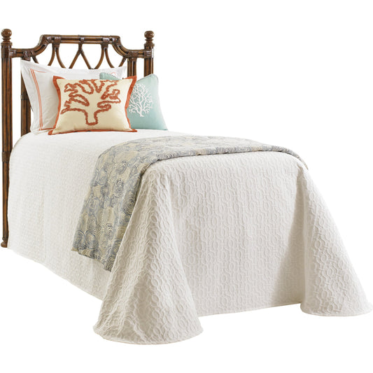 Island Breeze Rattan Headboard by Tommy Bahama Home. Made from unique in a coastal style.
