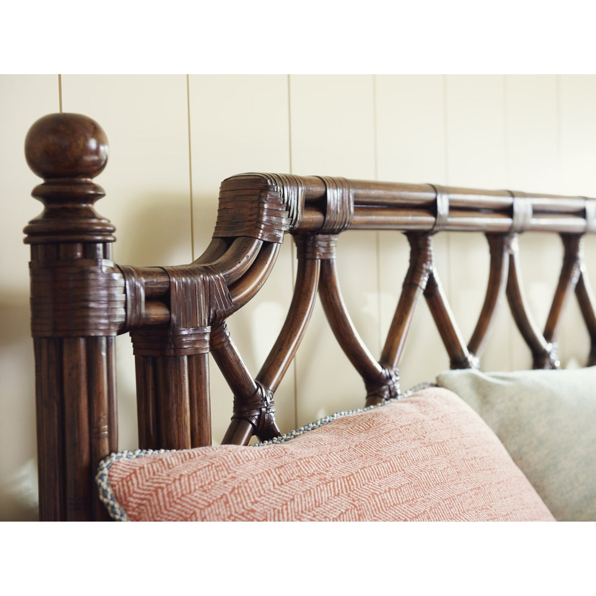 Island Breeze Rattan Bed by Tommy Bahama Home. Made from unique in a coastal style.