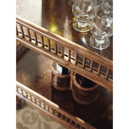 Veranda Bar Cart by Tommy Bahama Home. Made from unique in a coastal style.