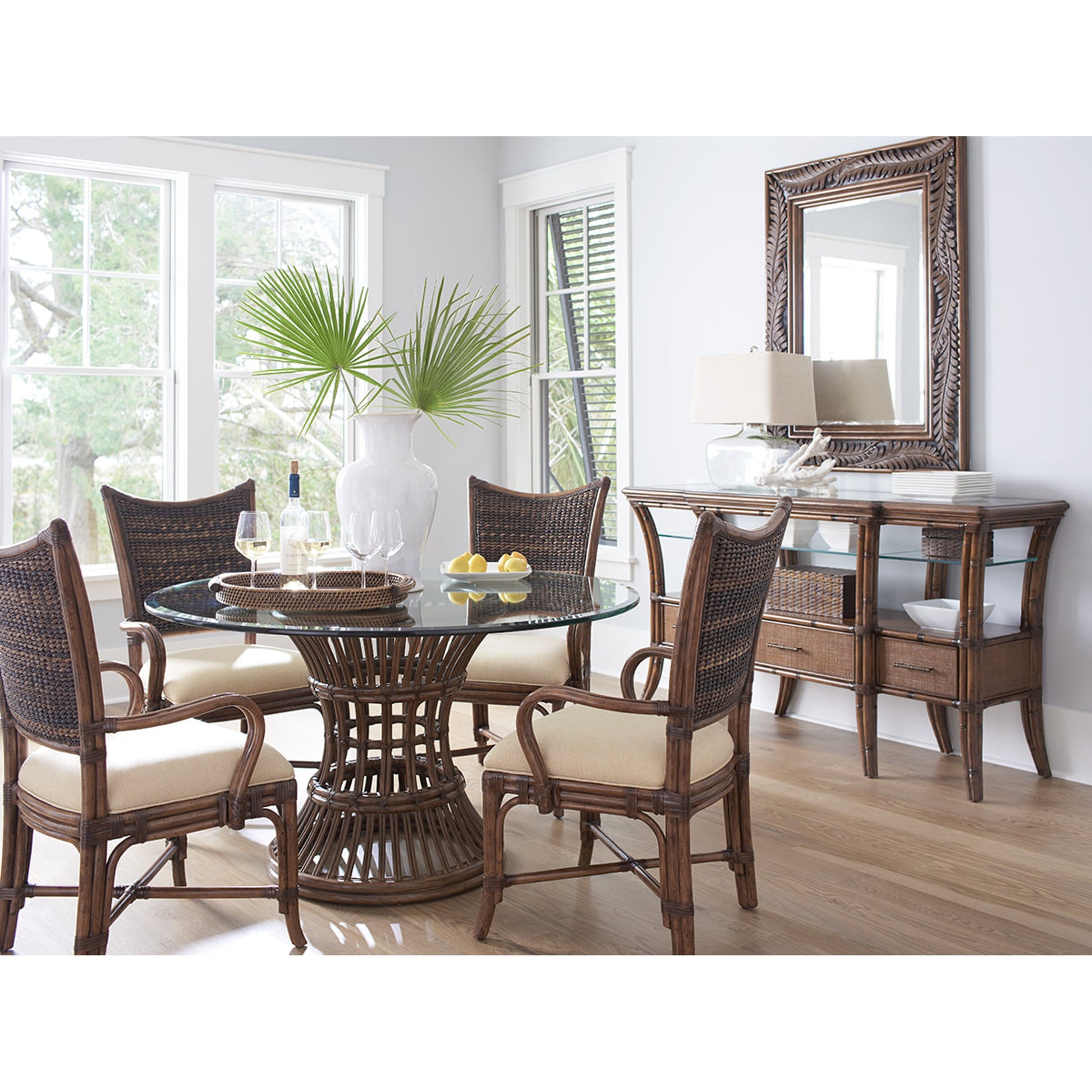 Latitude Dining Table by Tommy Bahama Home. Made from unique in a coastal style.