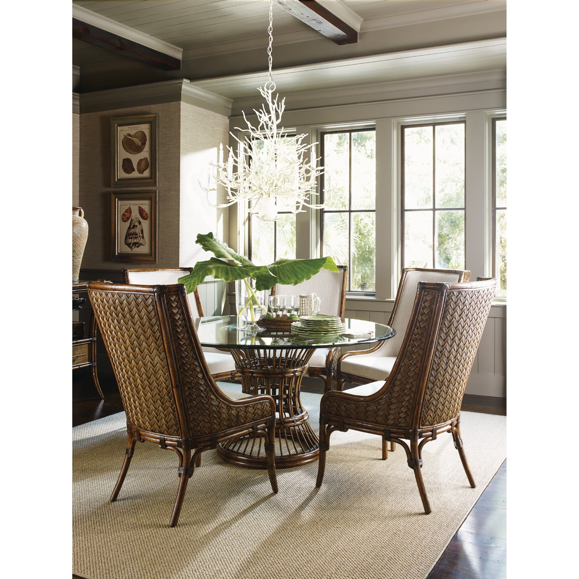 Latitude Dining Table by Tommy Bahama Home. Made from unique in a coastal style.