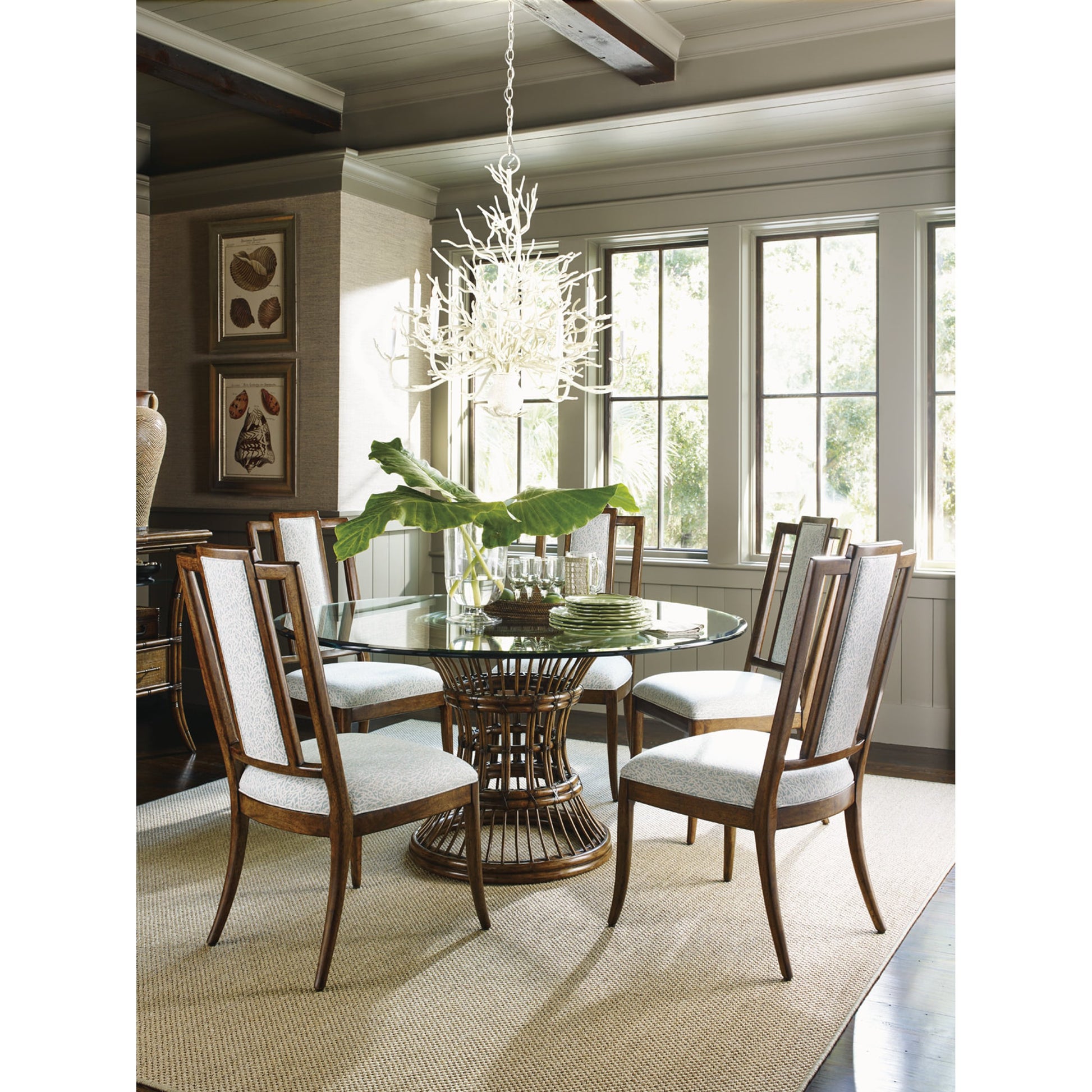 Latitude Dining Table by Tommy Bahama Home. Made from unique in a coastal style.