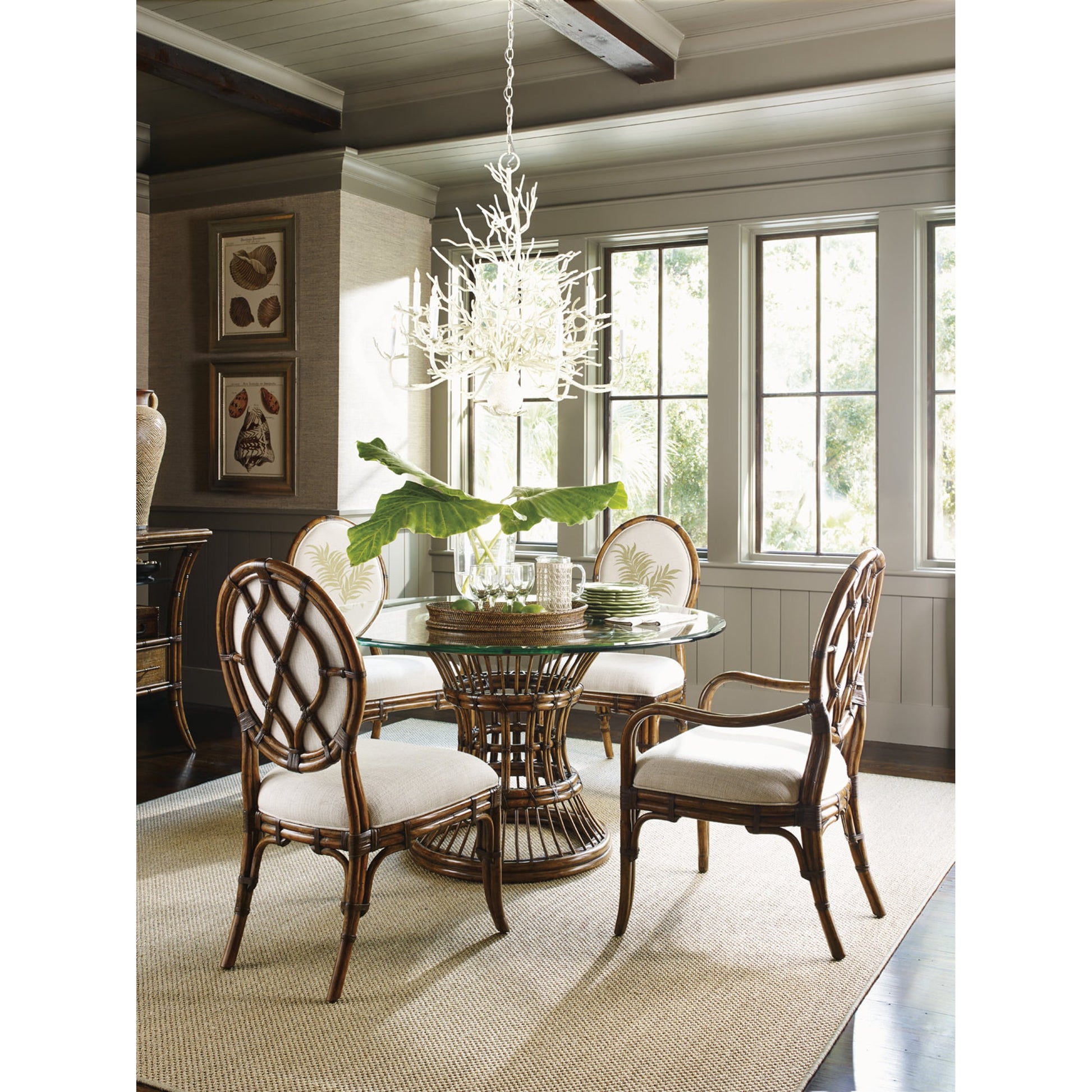 Gulfstream Oval Back Arm Chair by Tommy Bahama Home. Made from unique in a traditional style.