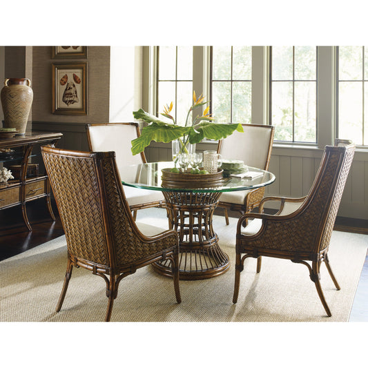 Latitude Dining Table by Tommy Bahama Home. Made from unique in a coastal style.