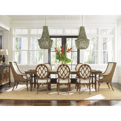 Marabella Upholstered Arm Chair by Tommy Bahama Home. Made from unique in a coastal style.