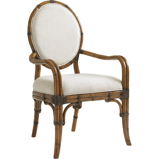 001 SR-836129 | Additional Silo | Gulfstream Oval Back Arm Chair by Tommy Bahama Home. Made from unique in a coastal style.
