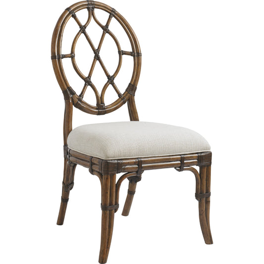 Cedar Key Oval Back Side Chair by Tommy Bahama Home. Made from unique in a coastal style.