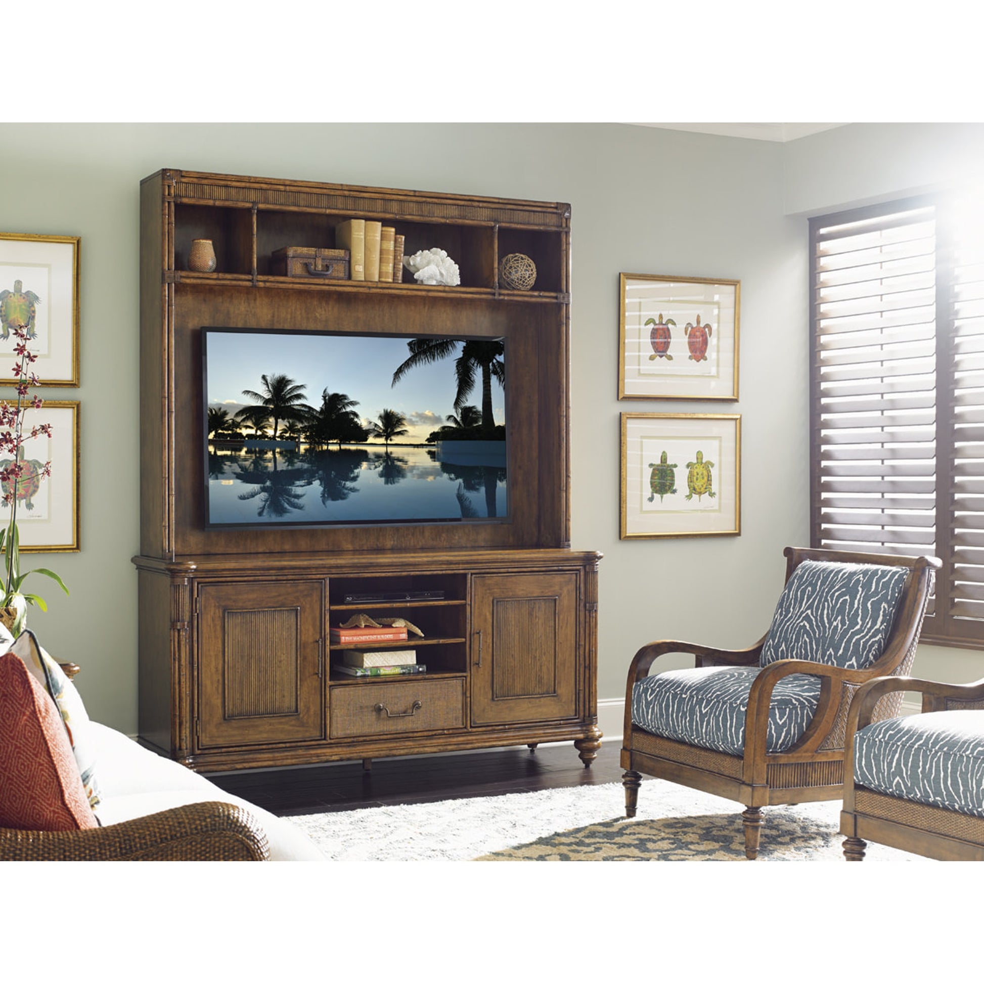 Pelican Cay Media Console by Tommy Bahama Home. Made from unique in a traditional style.