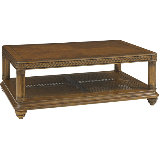 Vineyard Point Rectangular Cocktail Table by Tommy Bahama Home. Made from unique in a traditional style.