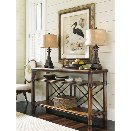 Islander Console by Tommy Bahama Home. Made from unique in a coastal style.