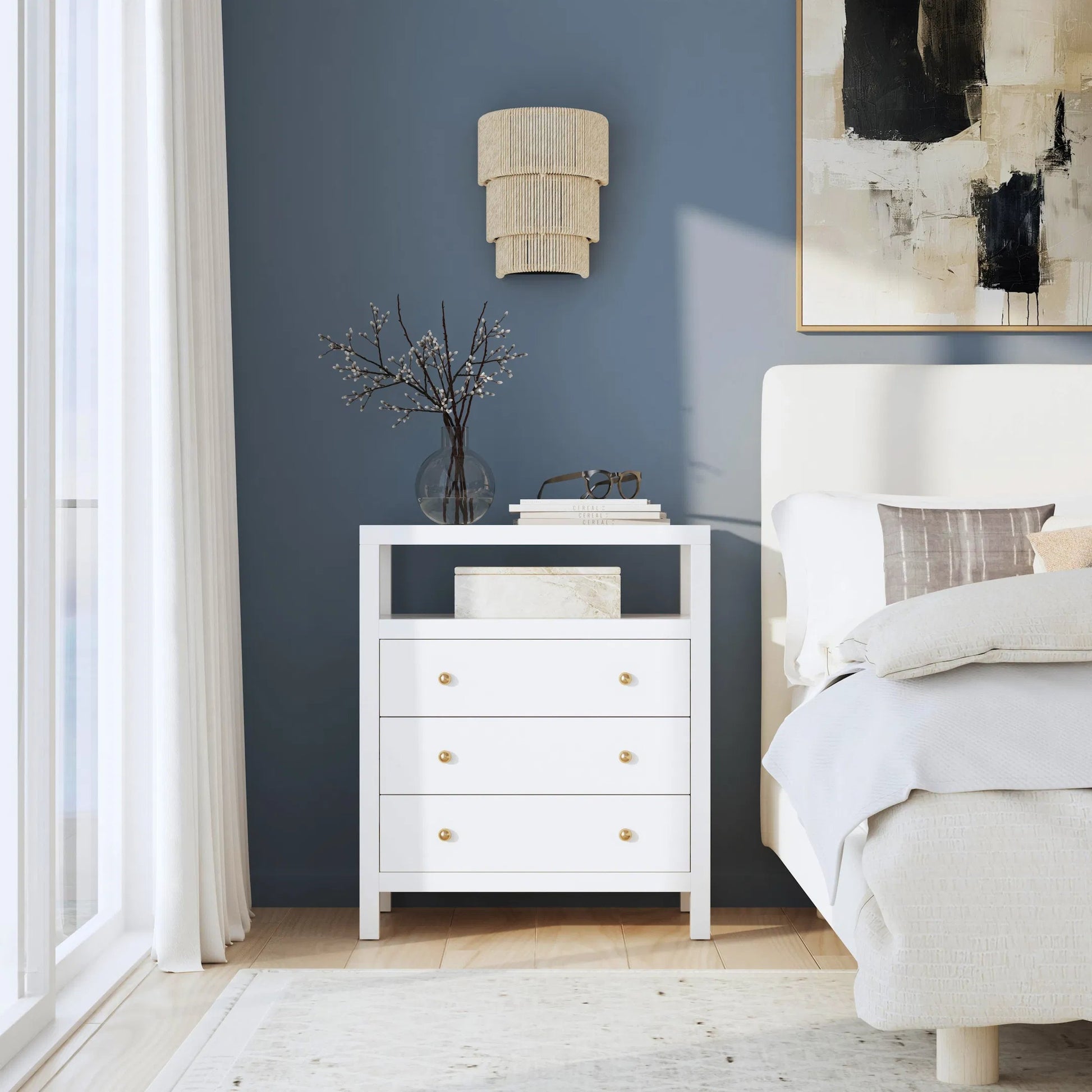 Nora 3 Drawer Tall Nightstand by Butler Specialty Company. Made from unique in a unique style.